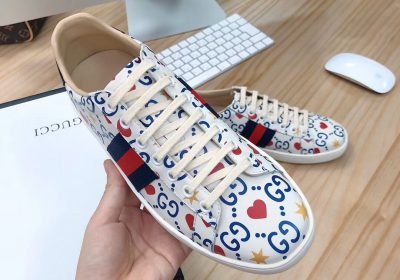 (Tiếng Việt) GIÀY THỂ THAO NỮ GUCCI SỌC ĐỎ XANH GN05